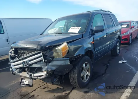 2006 Honda Pilot Ex from USA, damaged, VIN 5FNYF18486B009098